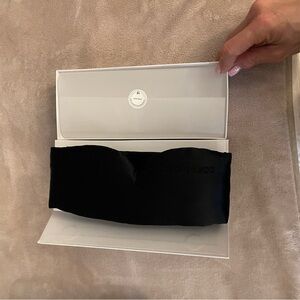 Chic Black Satin Face Mask